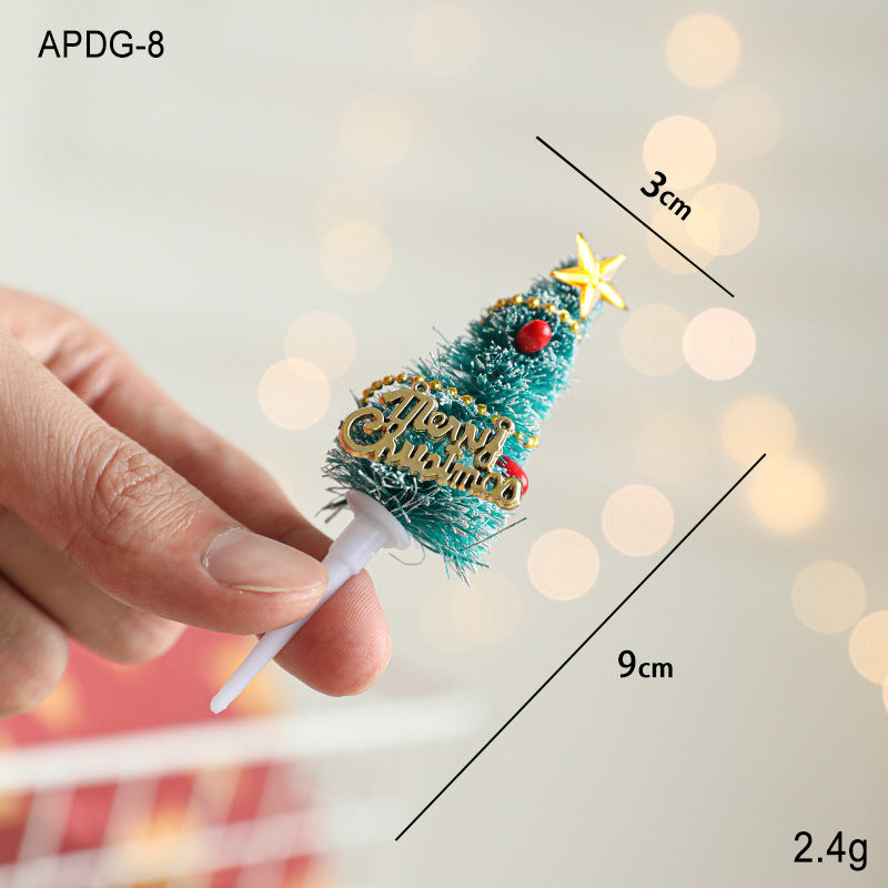 Christmas cake decoration Santa Claus Snowman deer wreath