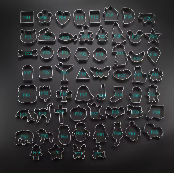 Aluminum alloy biscuit cookie cutter
