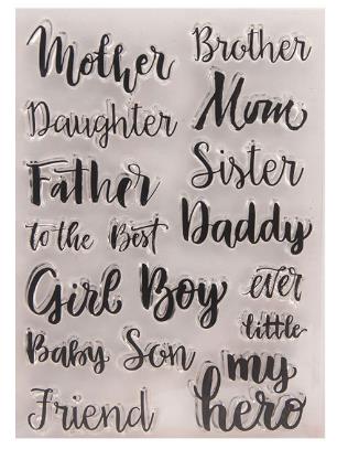 DIY alphabet stamp emboss cutter cake embosser