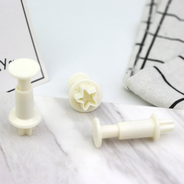 Fondant Rose Leaf Plunger Cake Cutter Sugarcraft cutters