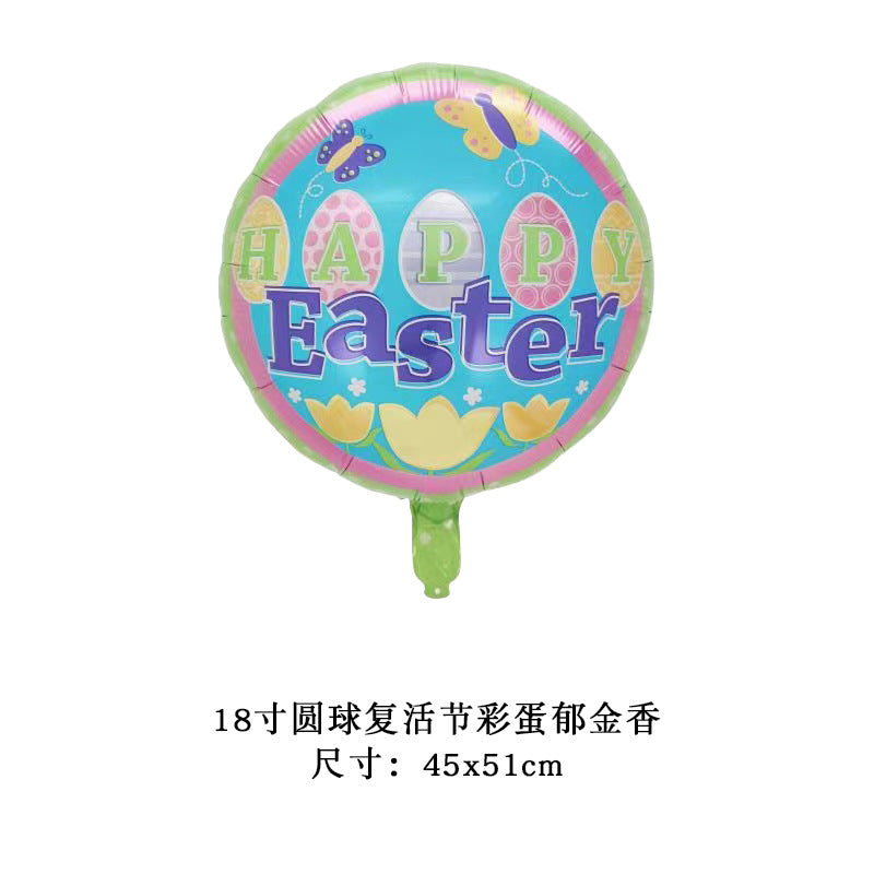 Easter foil balloons for easter decorations