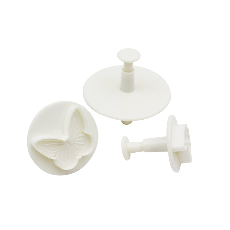 Fondant Rose Leaf Plunger Cake Cutter Sugarcraft cutters