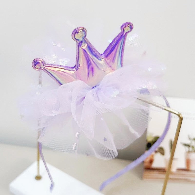 Children birthday crown headband