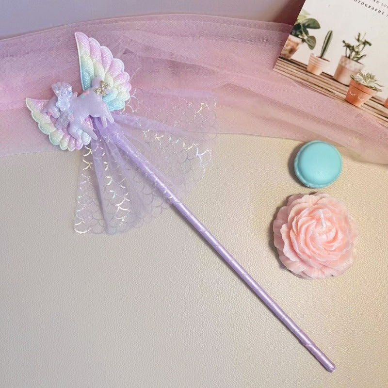 mermaid tail headband with seashells for kids