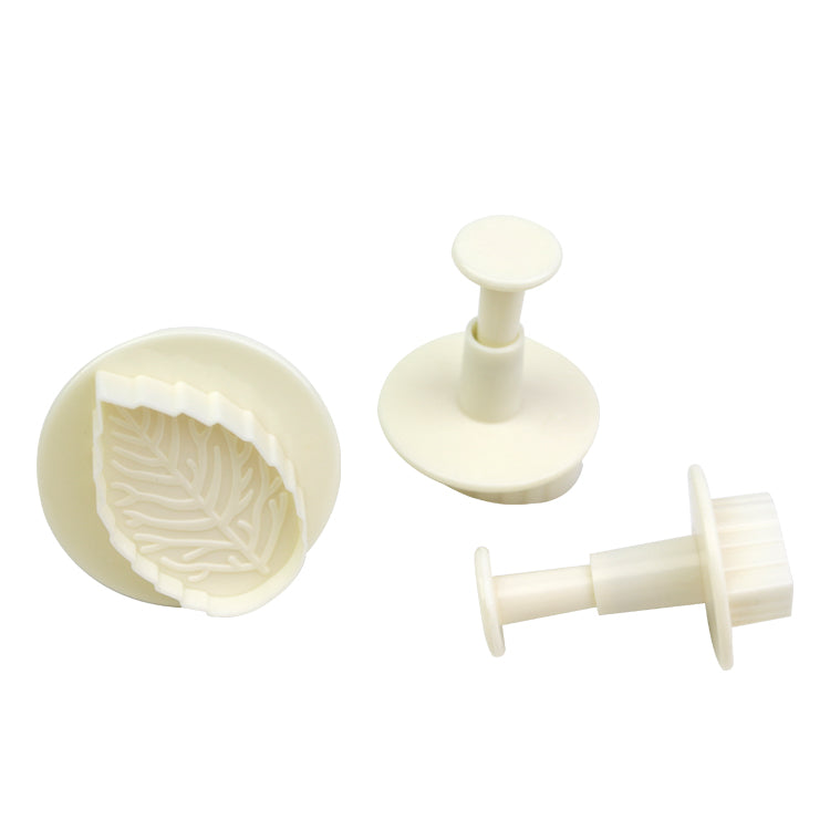 Fondant Rose Leaf Plunger Cake Cutter Sugarcraft cutters