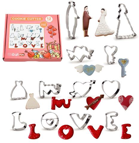 Hot Selling 24 pcs 430 Stainless Steel christmas cookie cutter set biscuit mold