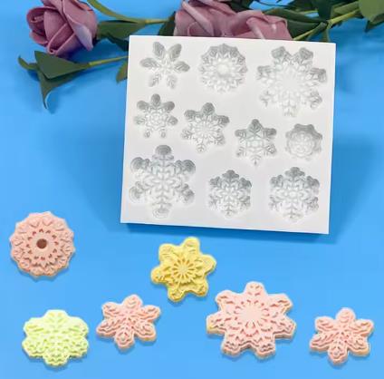 Snowflake Silicone Fondant Mold