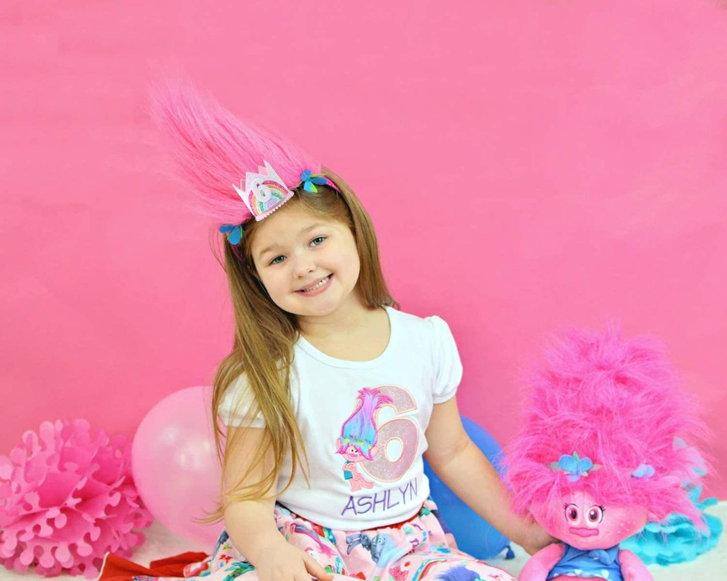 Children birthday rainbow hats