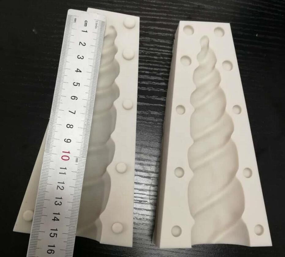 6 inch 3D unicorn horn Silicone mold