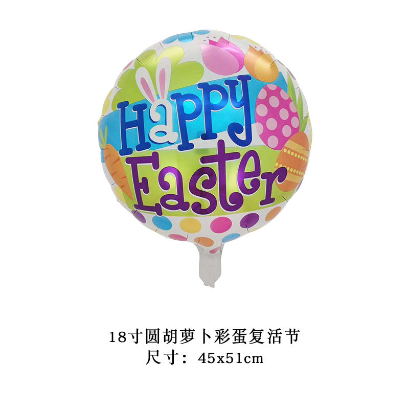 Easter foil balloons for easter decorations