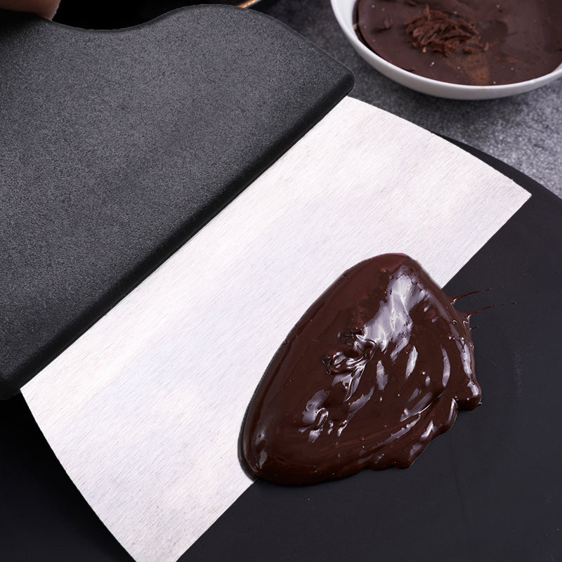 6 Inch Stainless Steel Pastry Scraper Cutter Chocolate Tools Steak Chocolate Putty Shovel