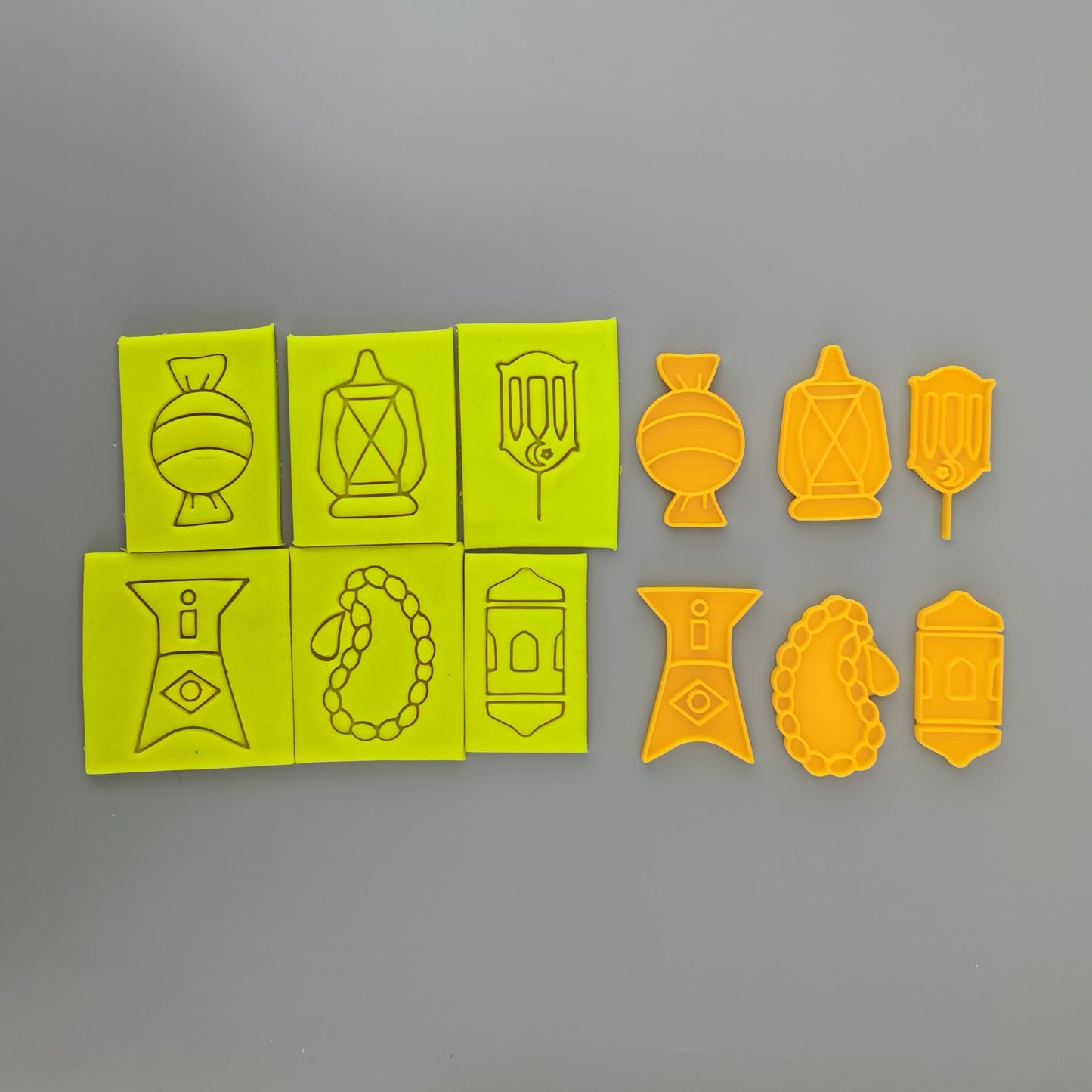 Ramadan kareem cookie stamp fondant embosser Eid Mubarak cookie cutter