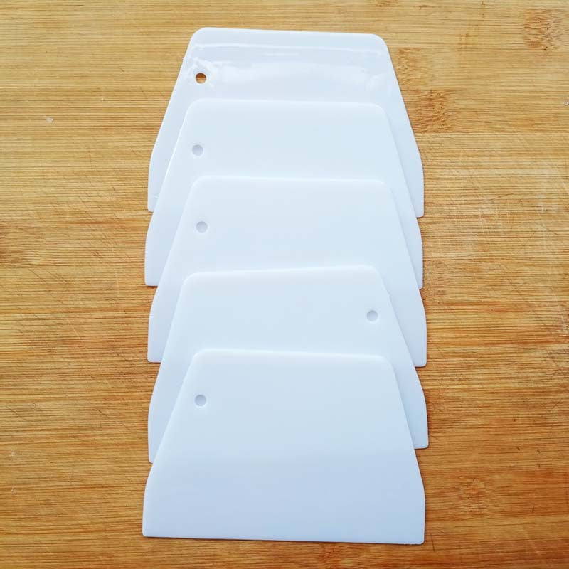 Reposteria Food Grade Multi-sized PP Cake Scraper Bread Dough Cutter Pastry Smoother