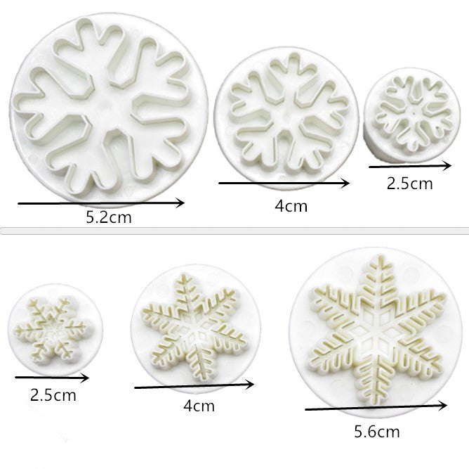 Plastic Christmas Snowflake Cookie Cutter