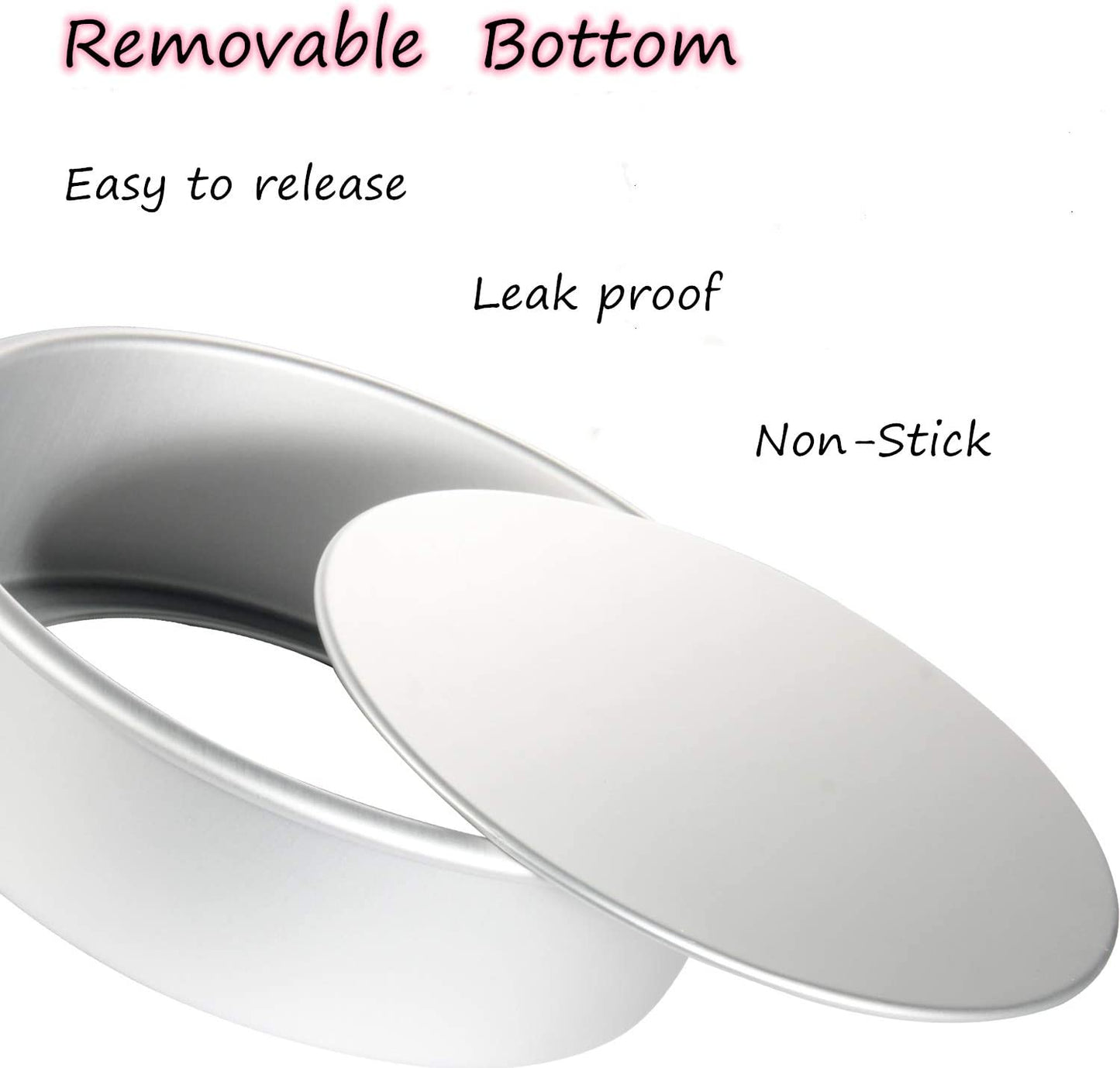 Removable bottom Round Cake Molds Pan Aluminum Alloy live bottom Baking Cake Tools