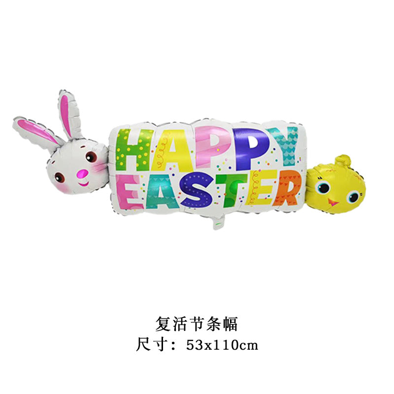Easter foil balloons for easter decorations