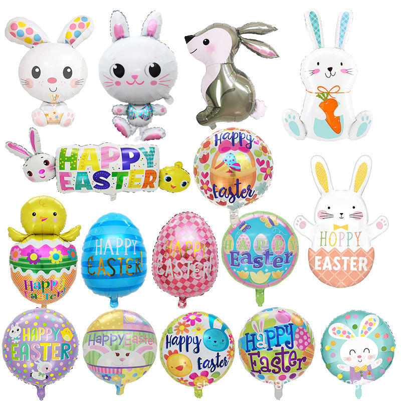 Easter foil balloons for easter decorations