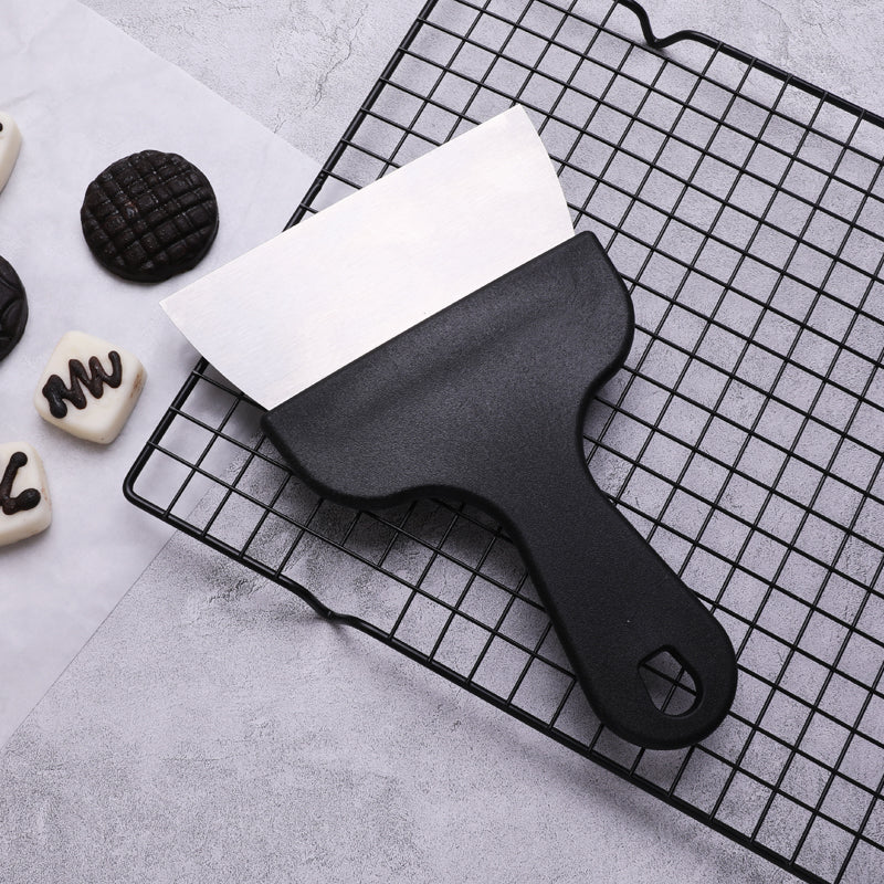 6 Inch Stainless Steel Pastry Scraper Cutter Chocolate Tools Steak Chocolate Putty Shovel