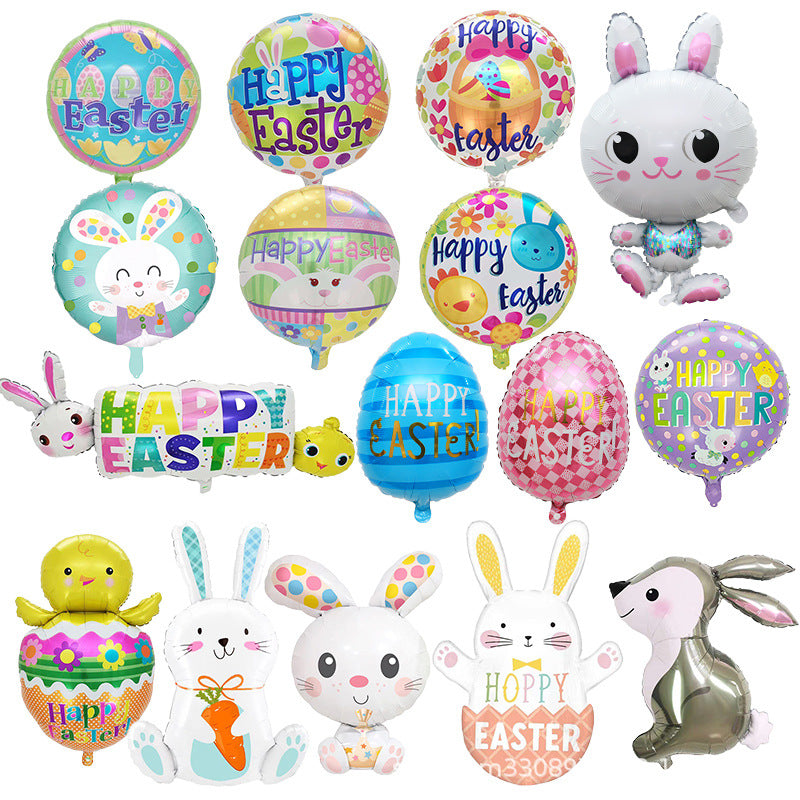 Easter foil balloons for easter decorations