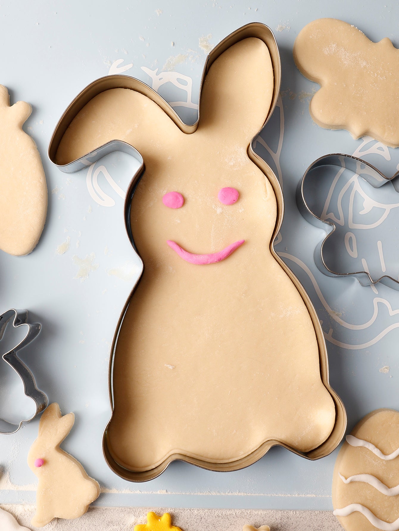 5Pcs Easter biscuit cookie cutter