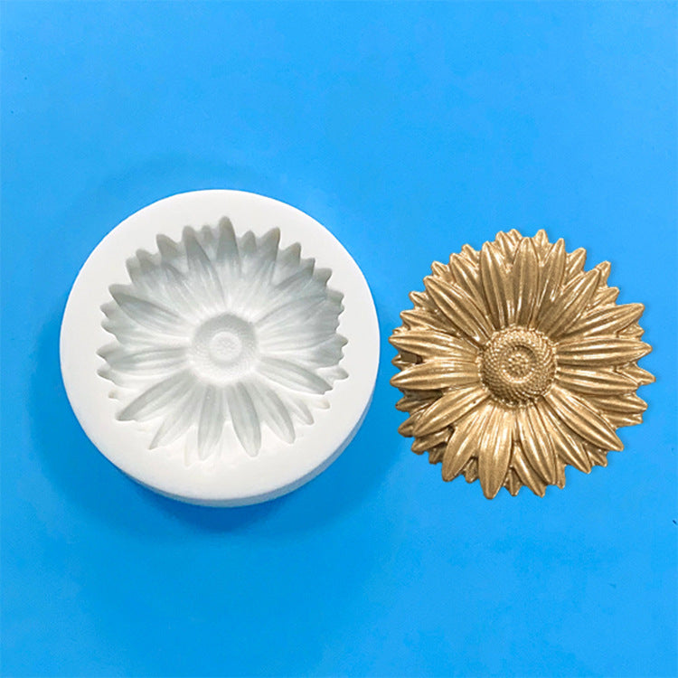 Multi daisy flower silicone mold fondant cake decorating molds