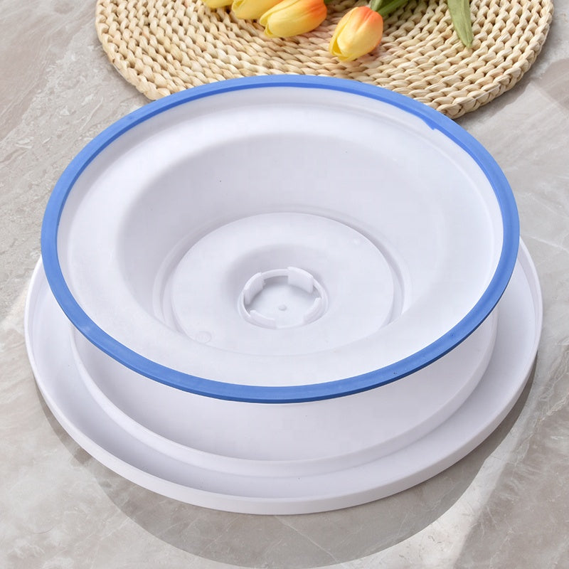 Plastic Revolving Cake Stand Decorating Kit Display Stand Cake Tools Accessories Rotating Cake Turntable Server