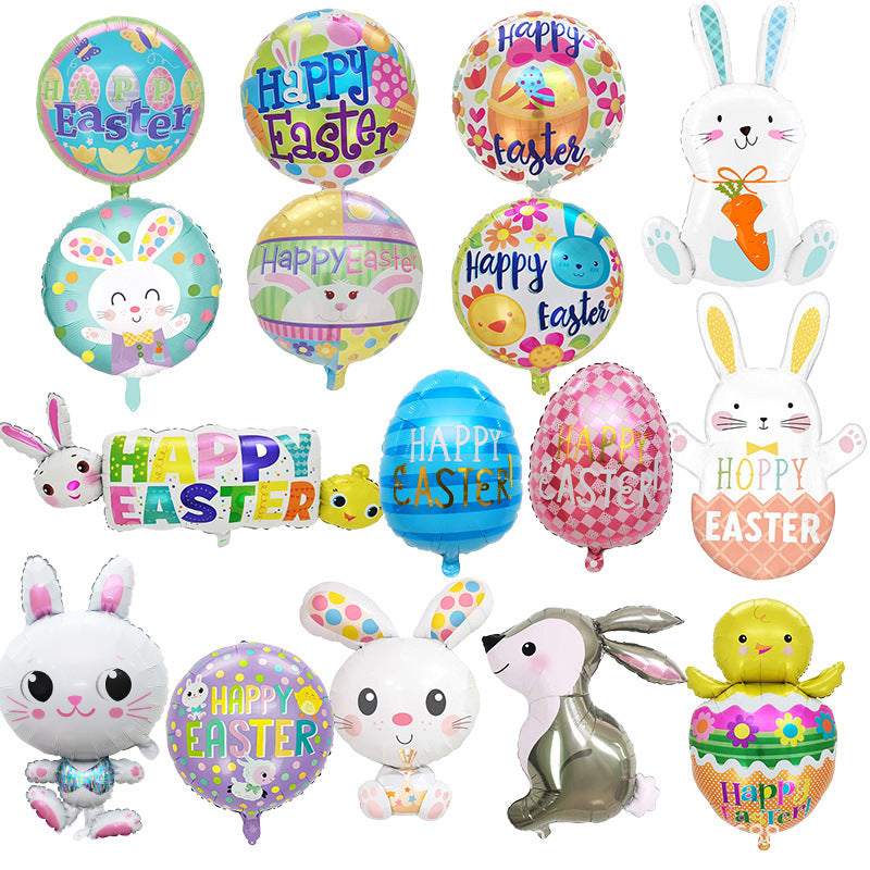 Easter foil balloons for easter decorations