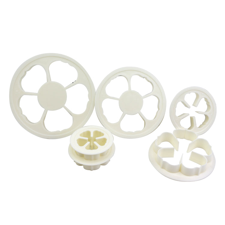 Rose Flower Cookie Mould Gum Paste Plastic Cutter
