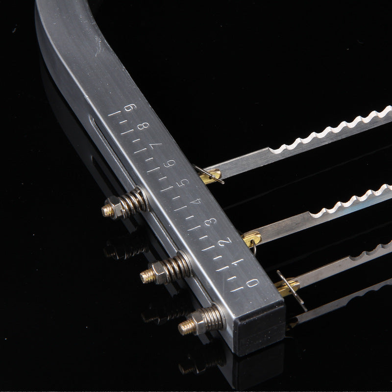 Stainless Steel Interlayer Cake Cutter Height Adjustable Cake Slicer
