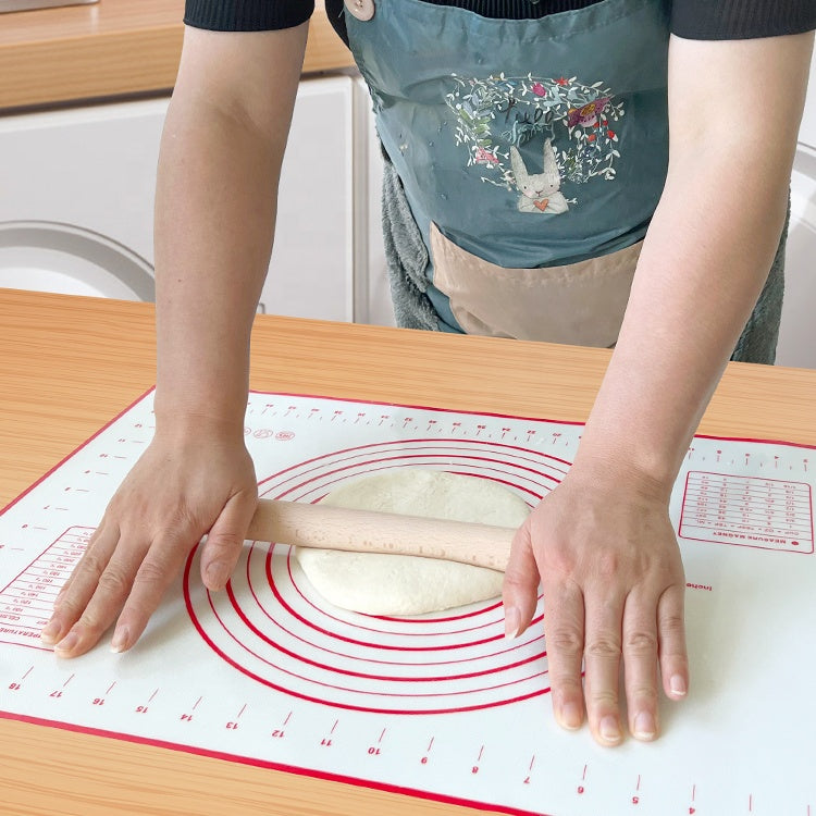 BPA Free 40*60cm Non-slip silicone mat with edge rolling mat