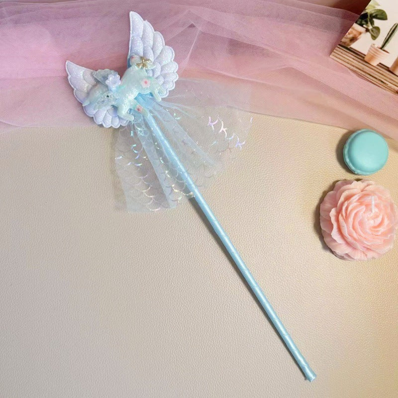 mermaid tail headband with seashells for kids