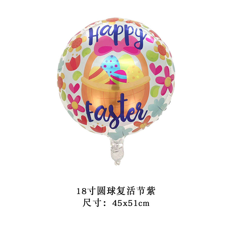Easter foil balloons for easter decorations