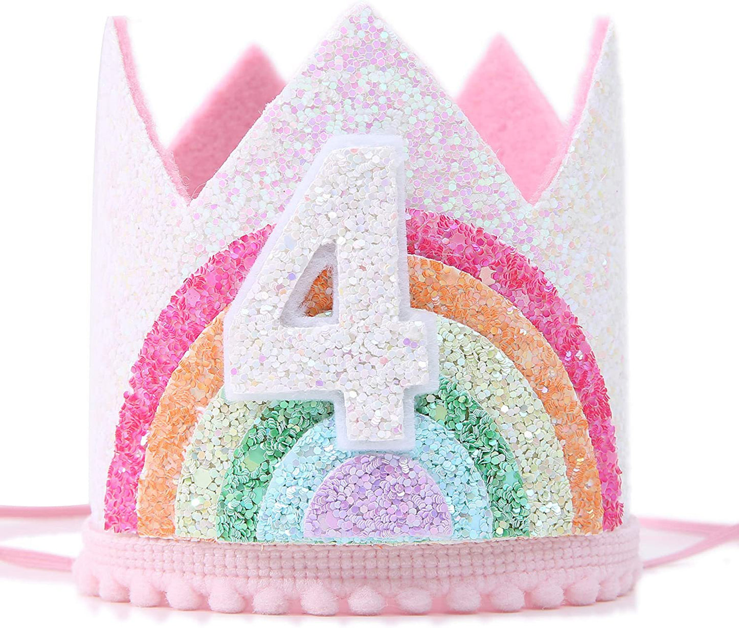 Children birthday rainbow hats