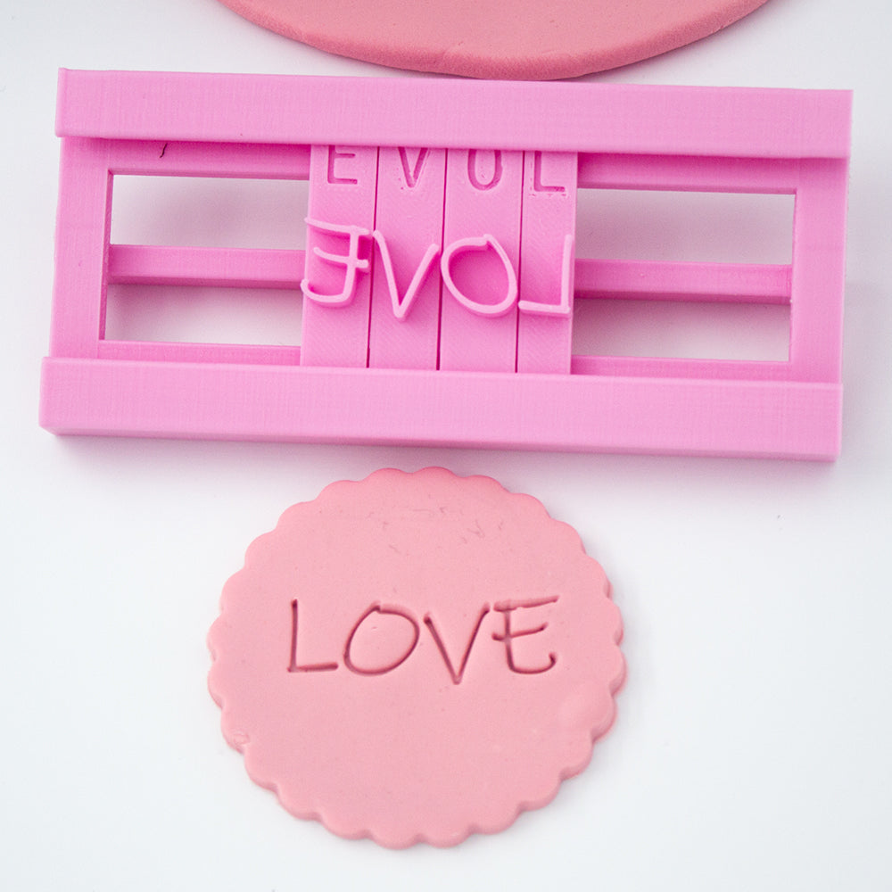 alphabet stamp full set letter plastic embosser stamp cookie cutter