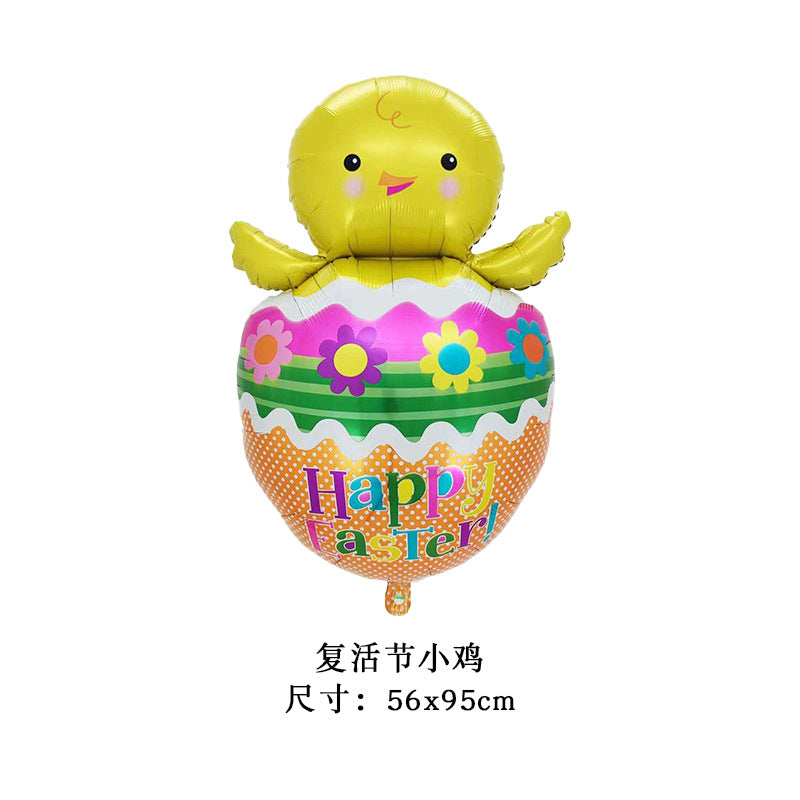 Easter foil balloons for easter decorations