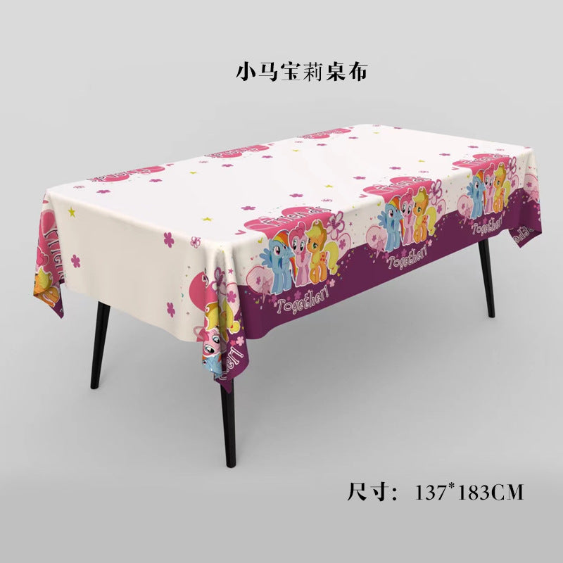 Birthday tablecloth party tablecloth