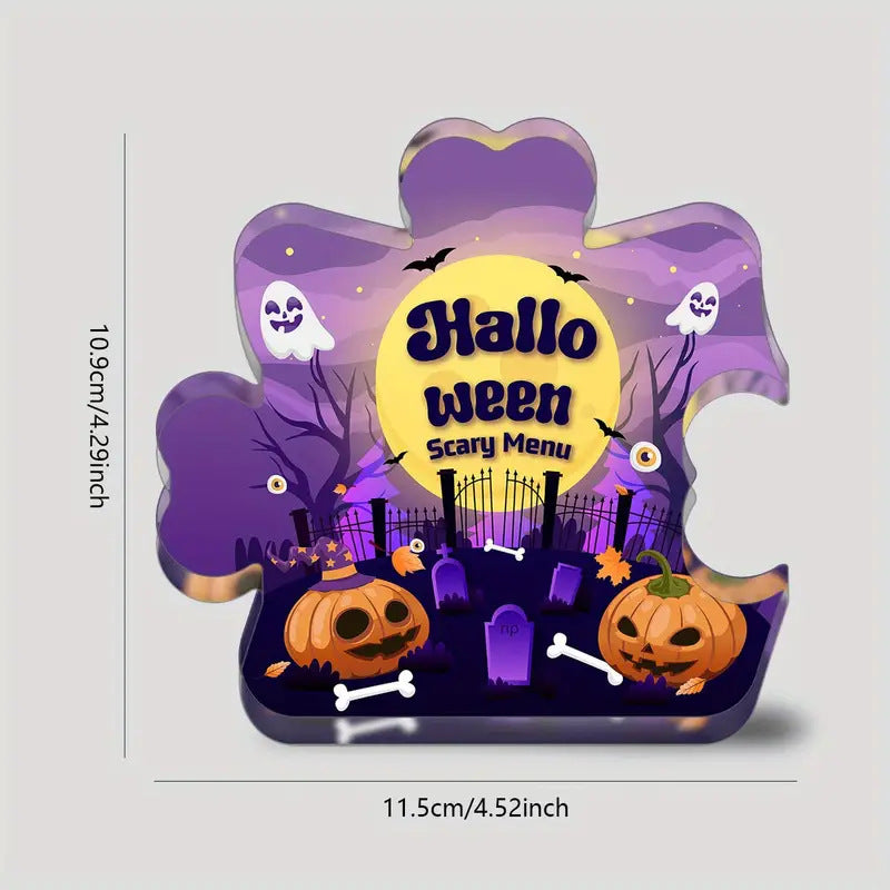 Halloween acrylic statue