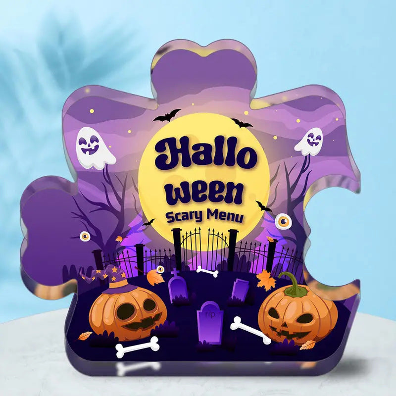 Halloween acrylic statue
