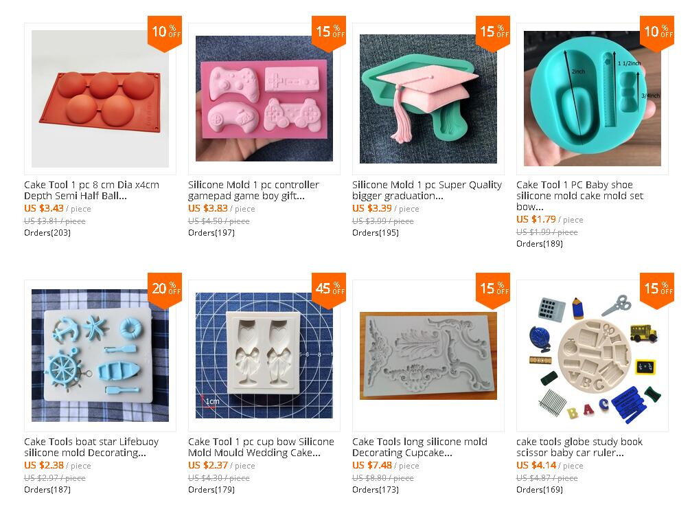 2inch silicone puffy bow knot mould