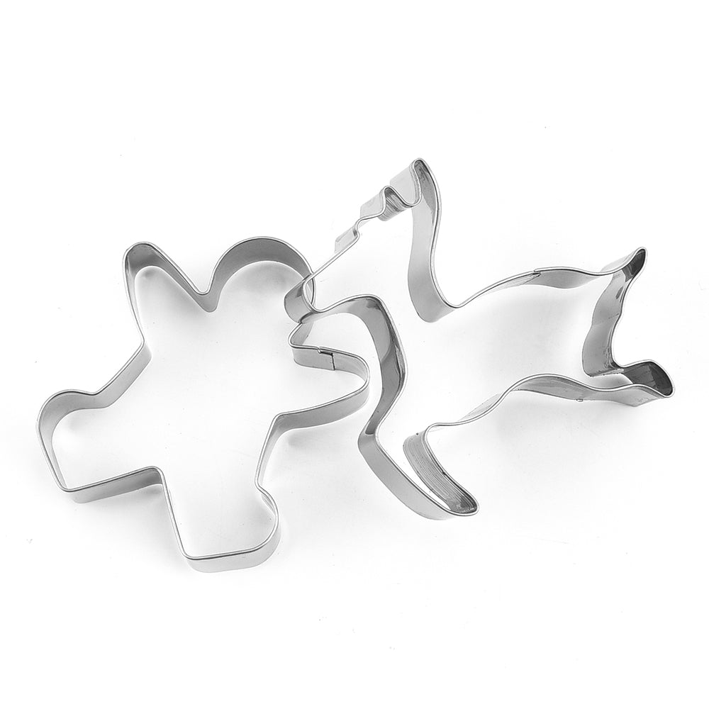 Hot Selling 24 pcs 430 Stainless Steel christmas cookie cutter set biscuit mold