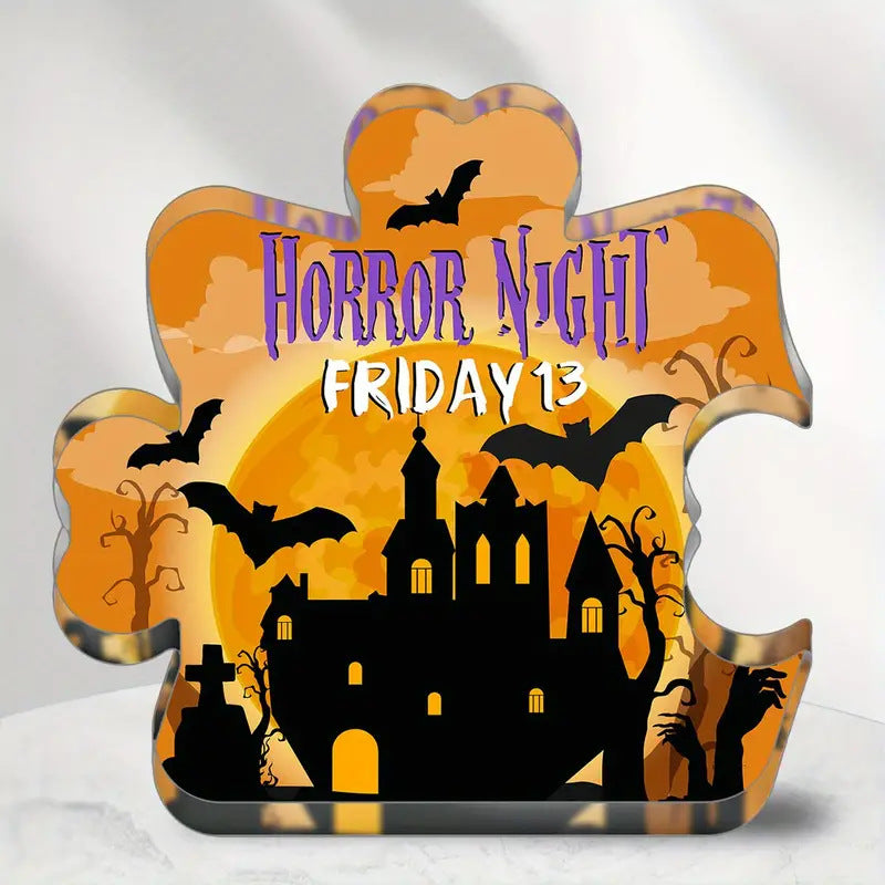 Halloween acrylic statue