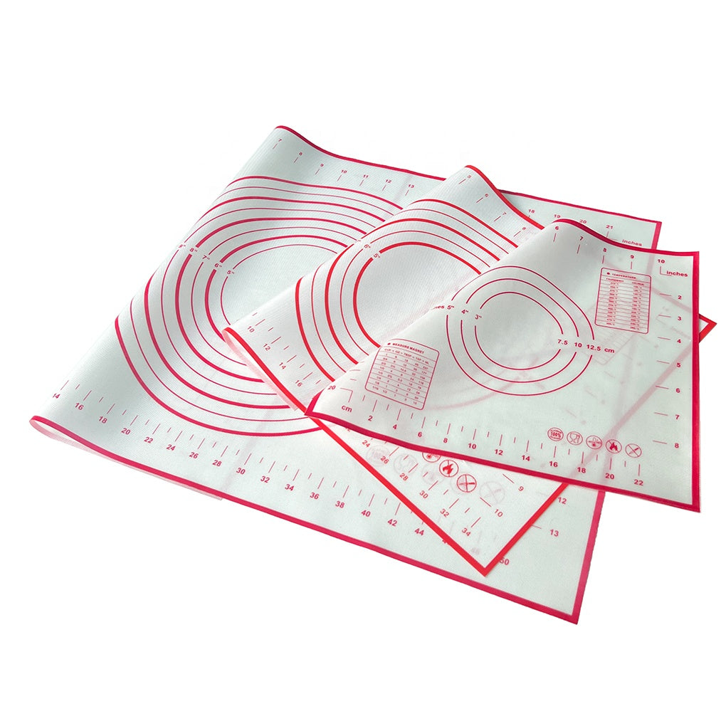 BPA Free 40*60cm Non-slip silicone mat with edge rolling mat