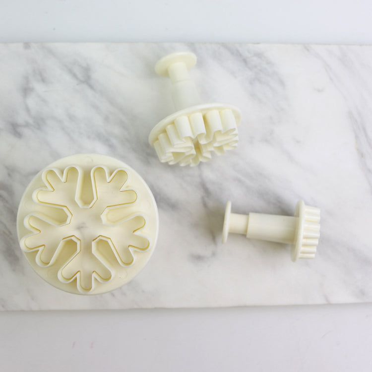 Fondant Rose Leaf Plunger Cake Cutter Sugarcraft cutters