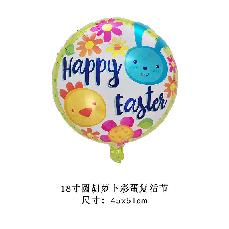 Easter foil balloons for easter decorations