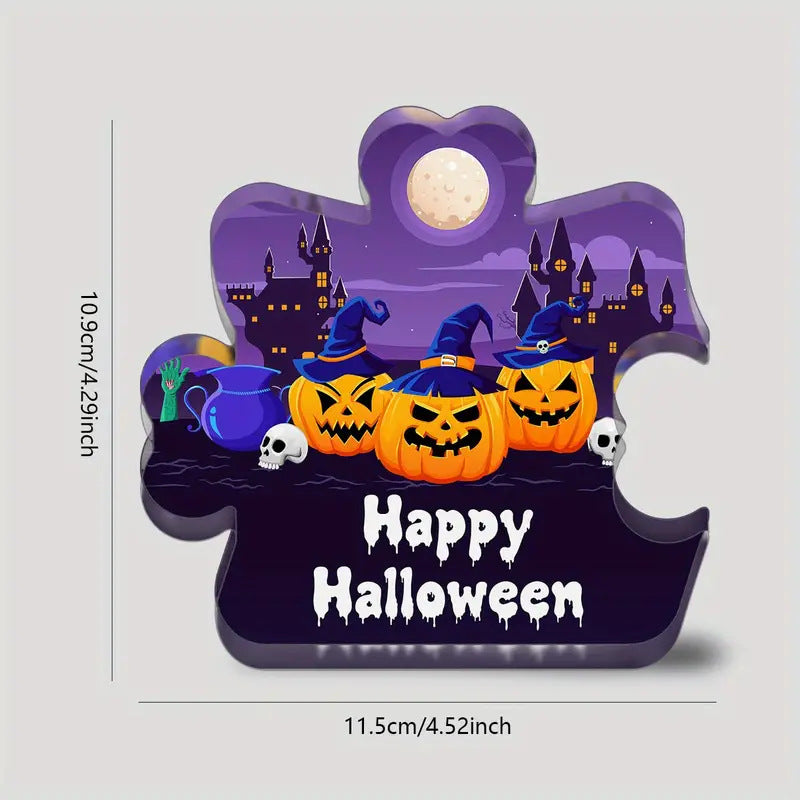Halloween acrylic statue