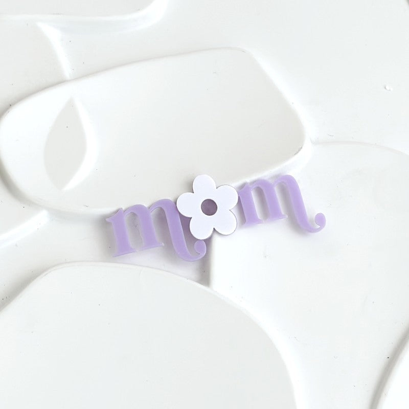 Mother's Day acrylic cake toppers for cupcakes