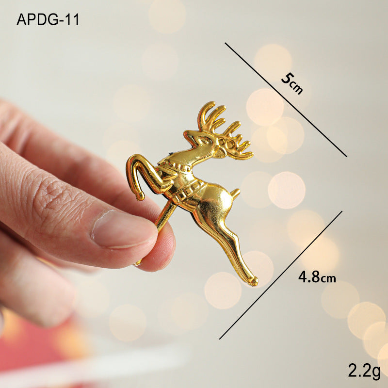 Christmas cake decoration Santa Claus Snowman deer wreath