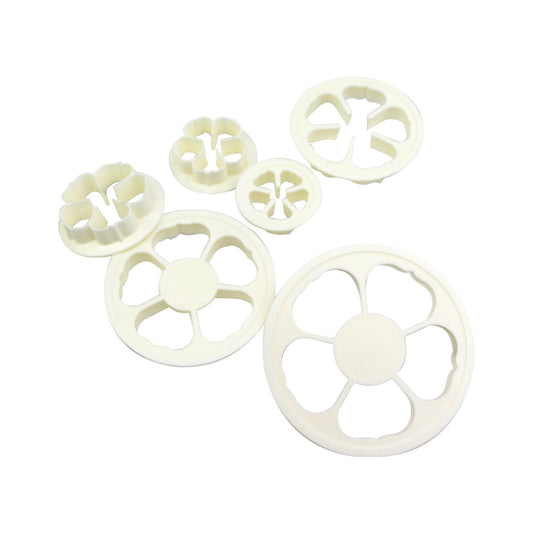 Rose Flower Cookie Mould Gum Paste Plastic Cutter