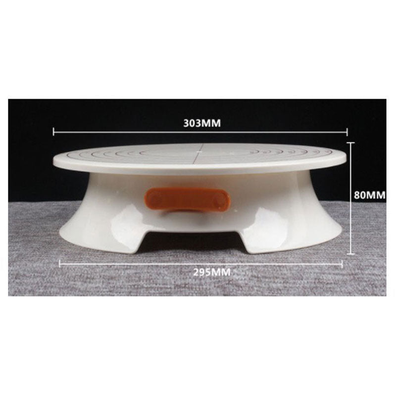 Kitchen Accessories Plastic Cake Turntable Rotating Cake Turntable Rotating Cake Turntable with measurement