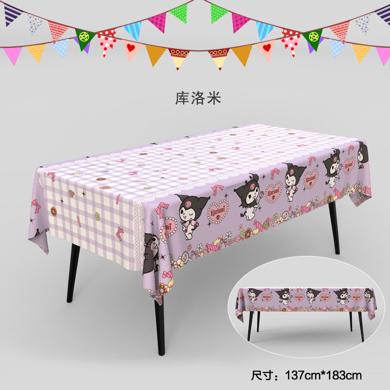 Birthday tablecloth party tablecloth